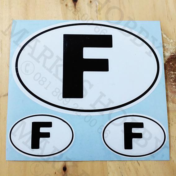 

Stiker / Sticker Initial Regional F