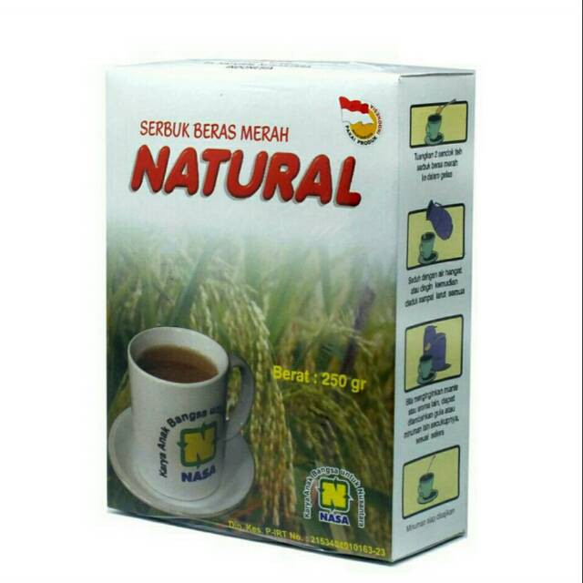 

SERBUK BERAS MERAH NATURAL NASA 250 GRAM