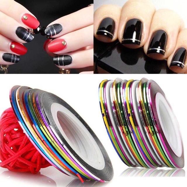 Nail Stripping Sticker / Stripping Tape Line Dekorasi Nail Art