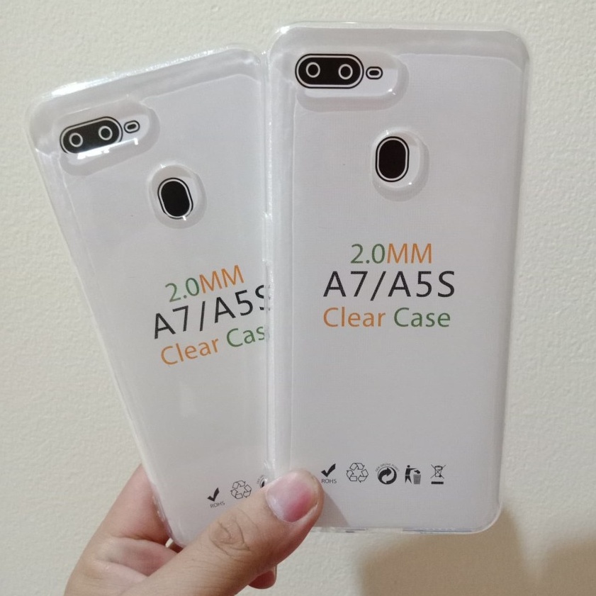 SOFTCASE CLEAR HD PREMIUM OPPO A5S OPPO A7 - FA