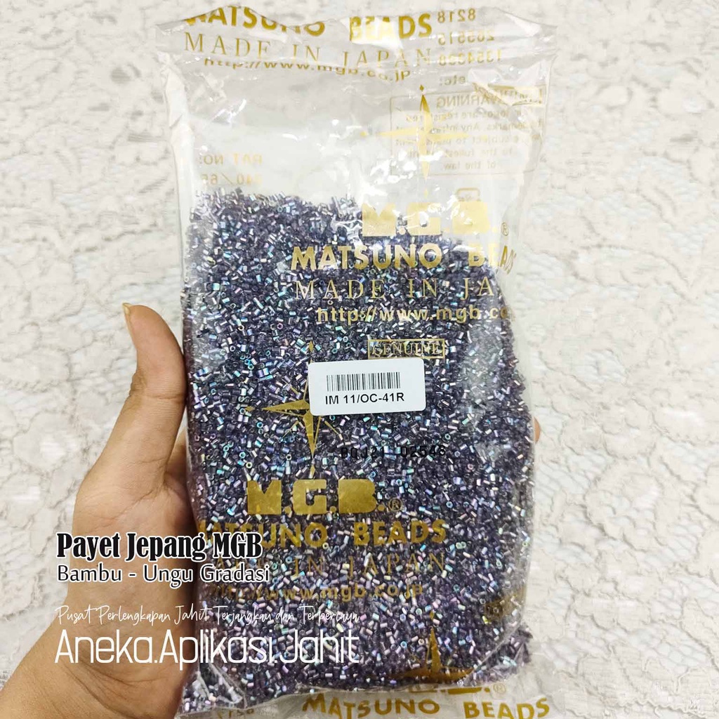 50 GRAM PAYET JEPANG MGB BAMBU PASIR UNGU GRADASI 41R