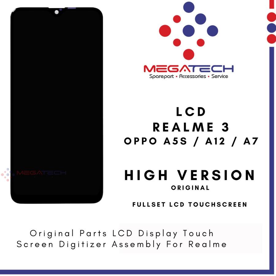 New LCD Oppo Realme 3 / LCD Oppo A5S / LCD Oppo A12 / LCD Oppo A7 Universal Fullset Touchscreen - Parts Kompatibel Dengan Produk Oppo