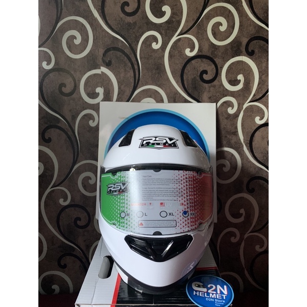 Helm Rsv FFZero White Glossy