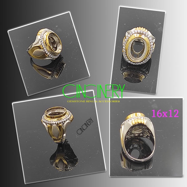 emban cincin alpaka super impor silver hongkong 926 dim 16x12