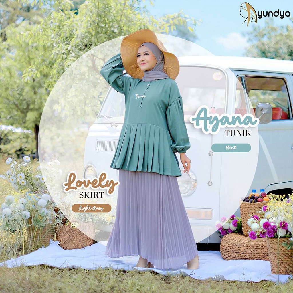 Tunik Ayana &amp; Skirt Lovely by Ayundya