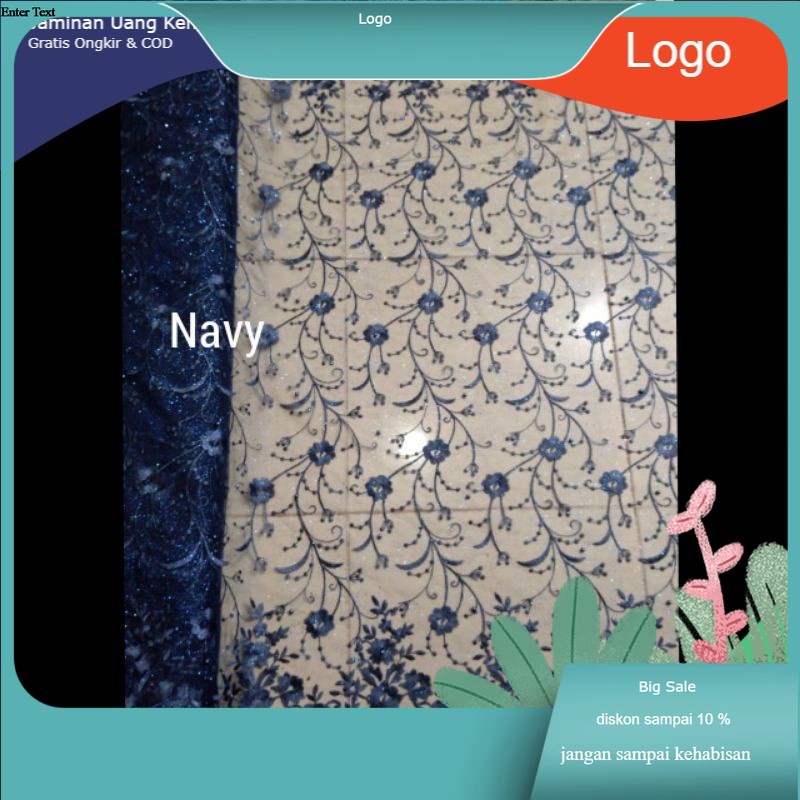 kain Tile renda / bahan tile Tumpal / TERBARU