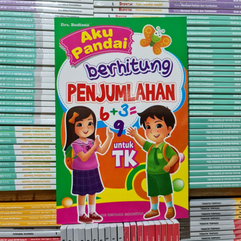 Buku Anak  Aku Pandai Berhitung PENJUMLAHAN (TK)