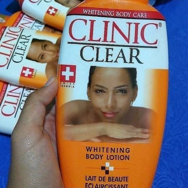 Clinic clear 500ml whitening body lotion from swiss formula