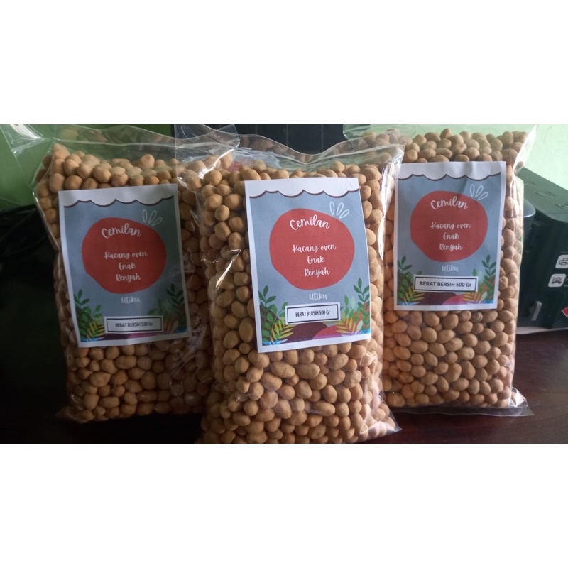 

kacang oven rendah gula premium untuk hampers lebaran 500gr