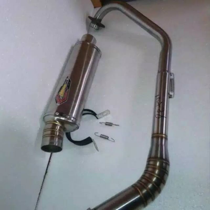 Knalpot CREAMPIE buat satira fu vixion cbr Sonic Tiger megapro