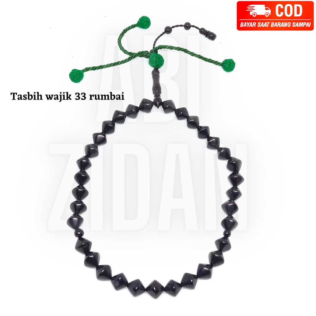 tasbih kaokah kokkah kaukah asli original model wajik 33 rumbai