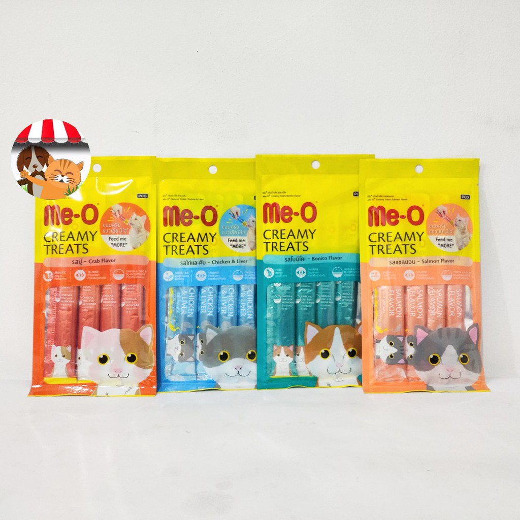 Meo Creamy Treats 15gr - Me-o Cat Snack Kucing