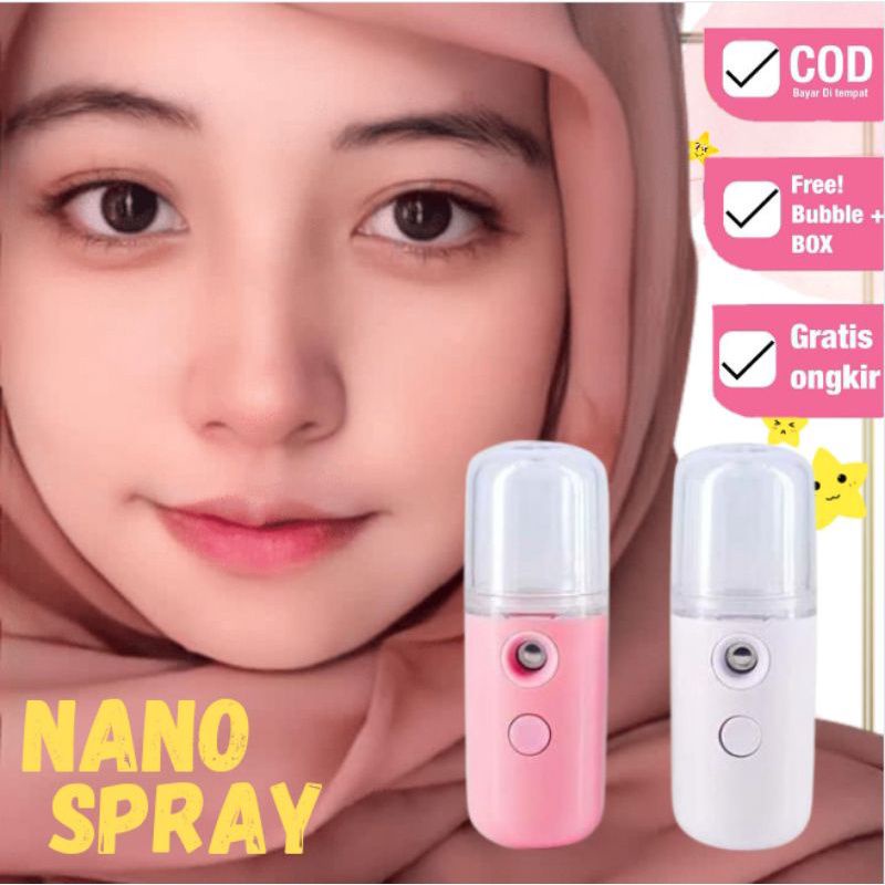 NANO MIST SPRAY WAJAH/ ALAT SEPROT WAJAH - MELEMBABKAN &amp; MENCERAHKAN WAJAH NANO SPRAY WAJAH PORTABLE MINI ALAT PERAWATAN WAJAH