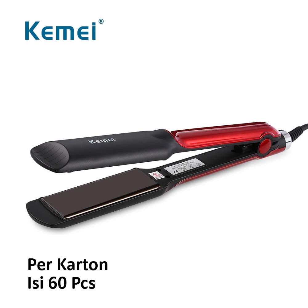 Kemei KM-531ORG Isi 60 Pcs Dus Karton Catokan Rambut Hair Straightener