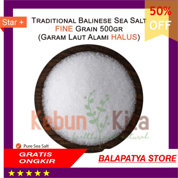 

TERLARIS !!! Traditional Balinese Sea Salt 500gr Garam Laut Alami