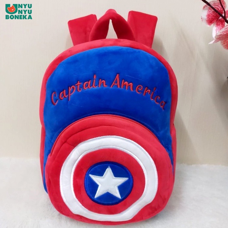 tas ransel anak cowok avengers superman ironman spiderman captain america