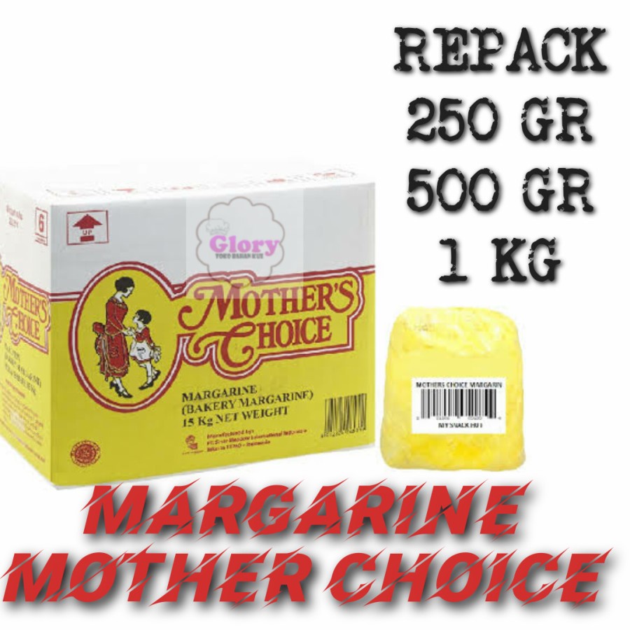 

mentega mother choice margarine repack 1kg