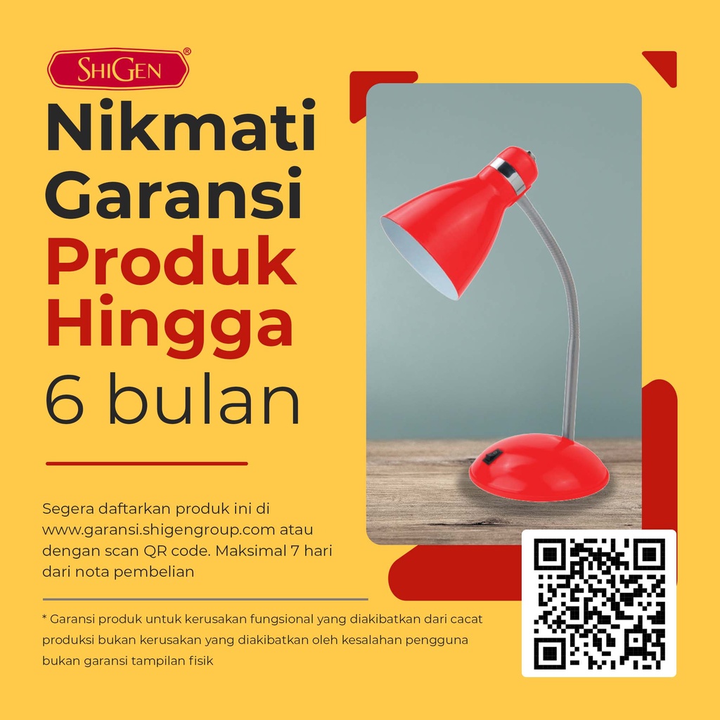 Lampu belajar/ lampu baca/ lampu kerja SHIGEN SG 807