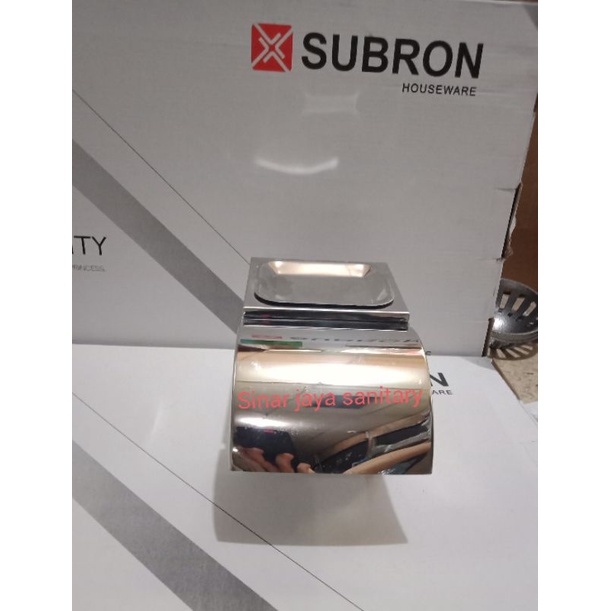 Tempat tissu gulung stainless 304 / tempat tissu asbak stainless / tempat tissu asbak / tempat tissu roll