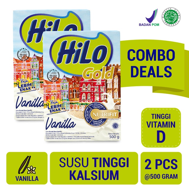 

Hilo Gold Susu Bubuk Vanilla 2 x 500 gr