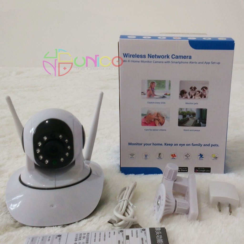 IP Camera Dual Antena Wifi P2P 720P HD | Shopee Indonesia