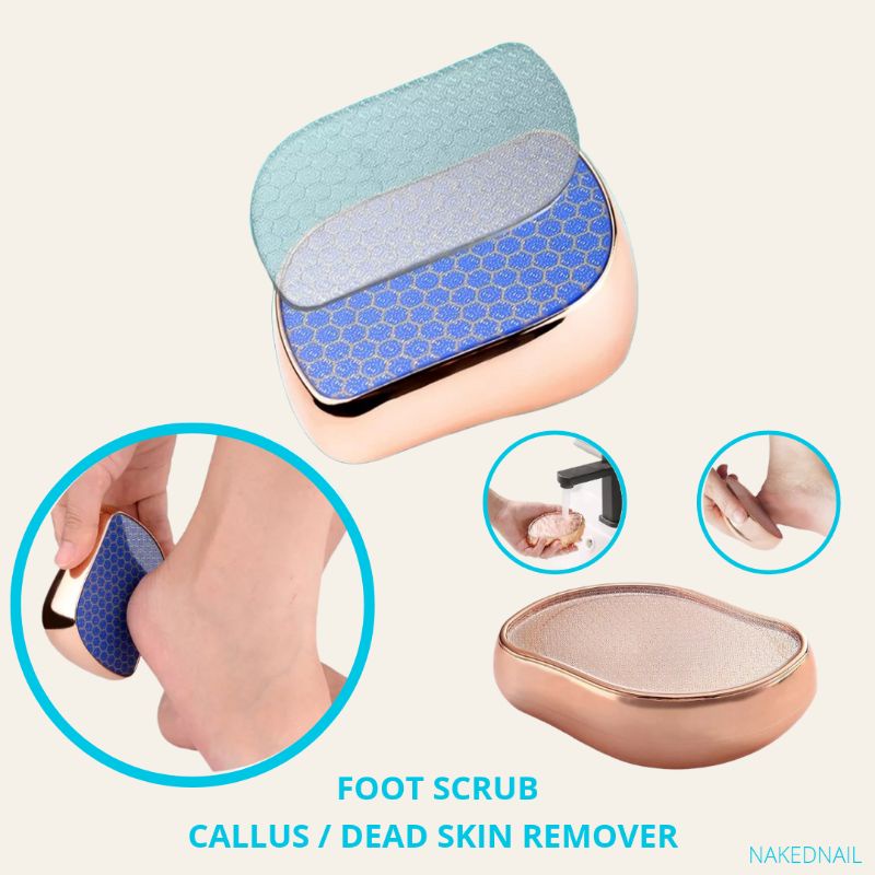 foot scrub nano glass callus remover foot peeling sikat kaki premium