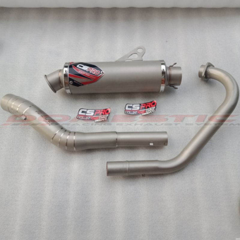KNALPOT CS PRO ORIGINAL SATRIA FU VIXION CBR 150R CB 150R R15 SONIC 150R JUPITER MX NEW 135