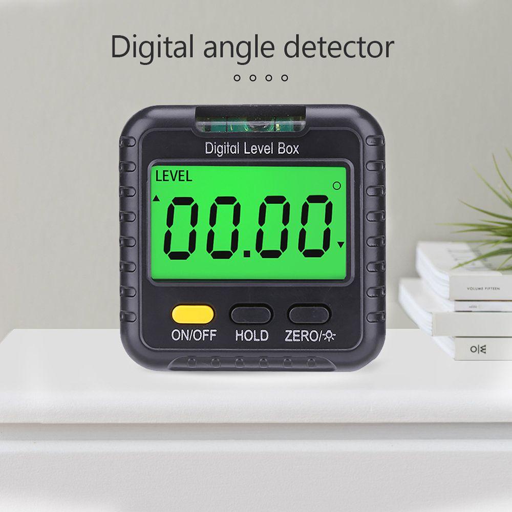 Solighter Digital Level Box Angle Finder Mini LCD Backlight Pengukur Kadar Goniometer Elektron