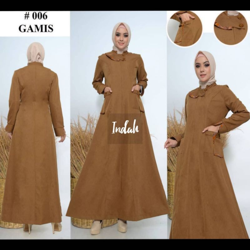 Gamis Blazer Pemda Tua Sanghai list batik
