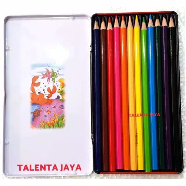 

Limited Pensil Warna Joyko Kaleng 12 Warna Superior Quality Terlaris