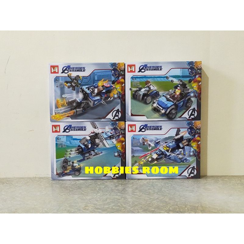 Brick MG 259 Assemble Heroes - 4in1 Superhero Vehicle
