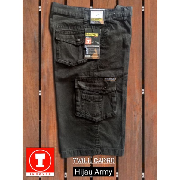 Celana Pendek Cargo Pria Size 27-38 Kimpul Gunung PDL Army Doreng Mma Distro Casual Outdoor Innover