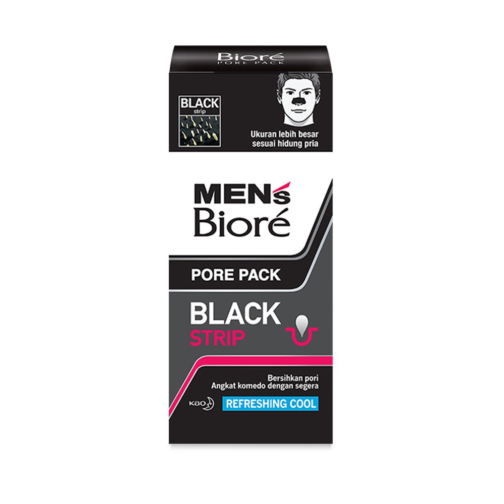 Men's Biore Pore Pack Black Kemasan Box