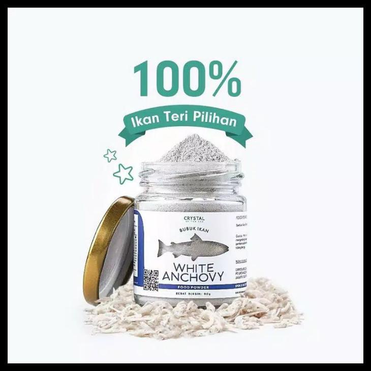 

[READY STOCK] WHITE ANCHOVY FOOD POWDER / BUBUK IKAN TERI NASI - 20GR