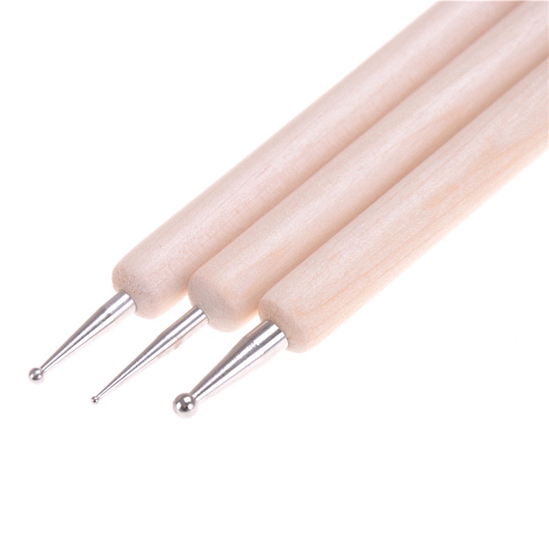Deid 3pcs / Set Pen Stylus Untuk Emboss Tanah Liat