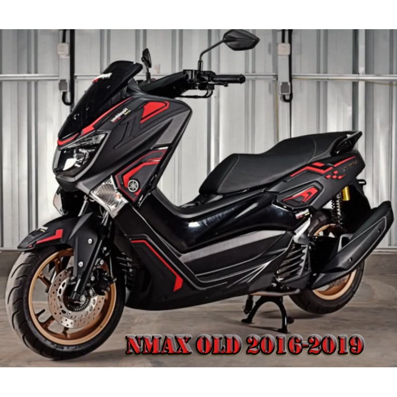NMAX Tahun 2015-2019 Aksesoris Full Set | Cover Timbul NMAX Old Bahan Karet Tebal Motif Embos Timbul