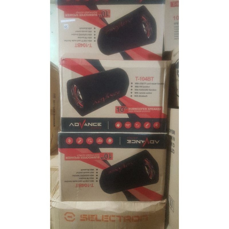 Speaker Aktif ADVANCE T104BT 10inc Speaker Bluetooth Subwoofer Garansi Resmi 1 Tahun