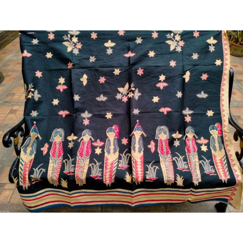 KAIN BATIK KATUN PRINTING KARAKTER MOTIF SIMBOK JARIKAN