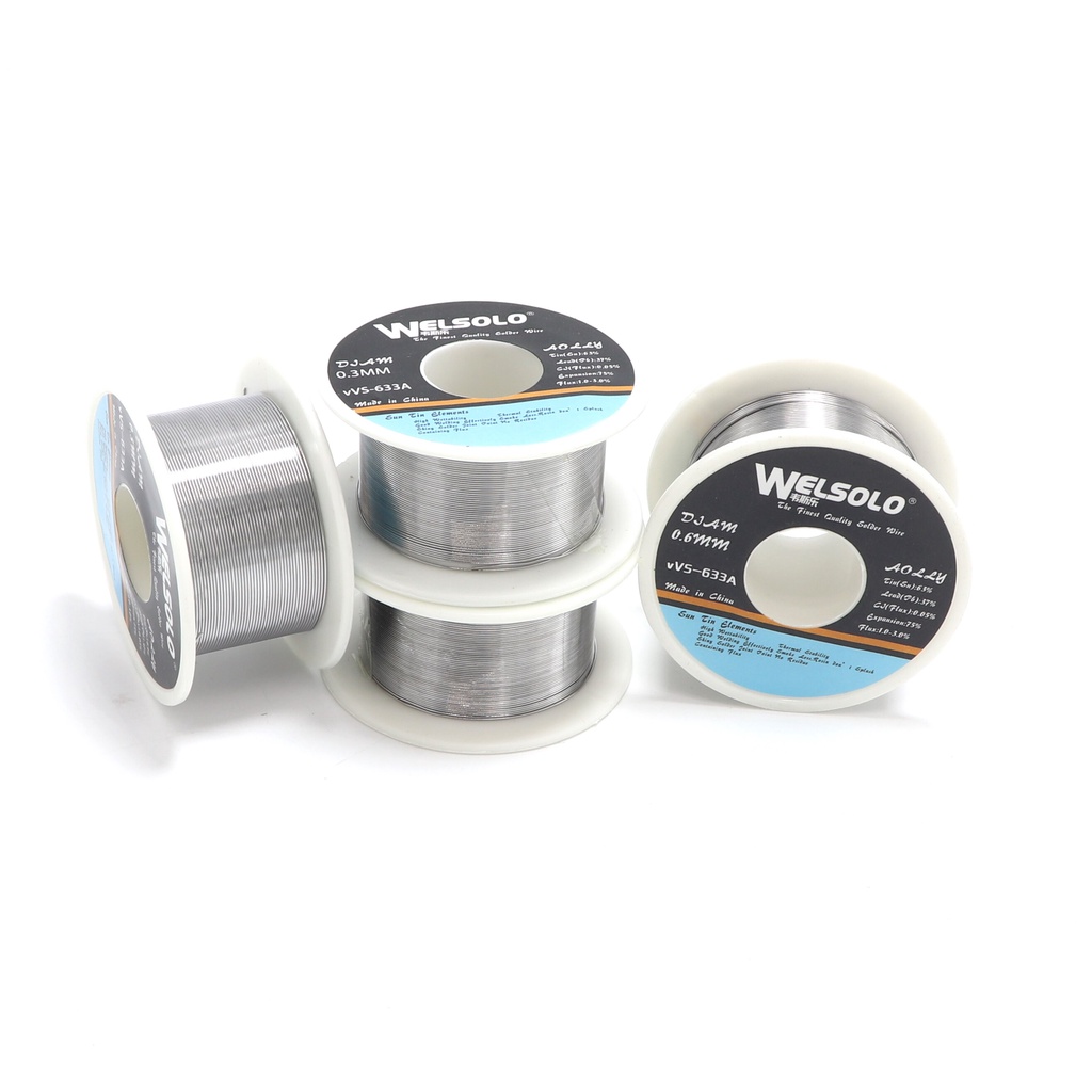 ORIGINAL WELSOLO DJAM Timah Solder Gulung Soldering Wire VVS Banyak Ukuran