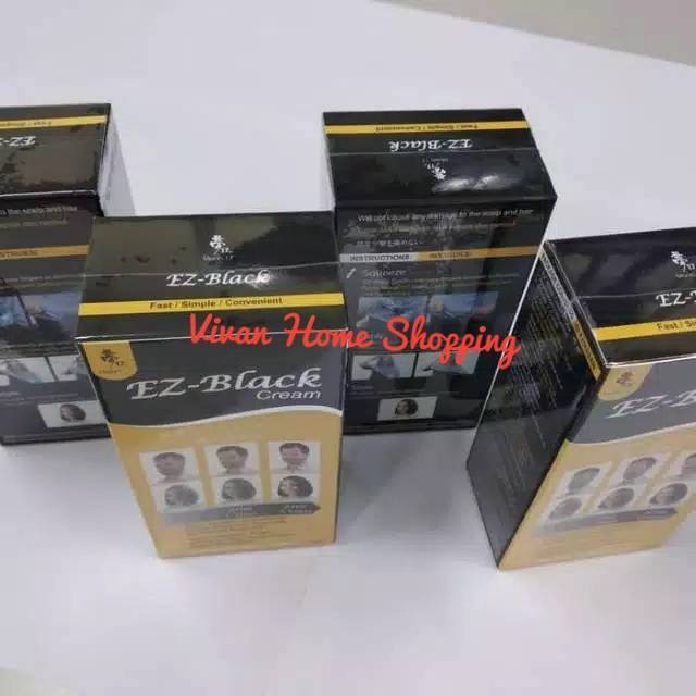 Krim Rambut Hitam EZ Black (3 plus 1)