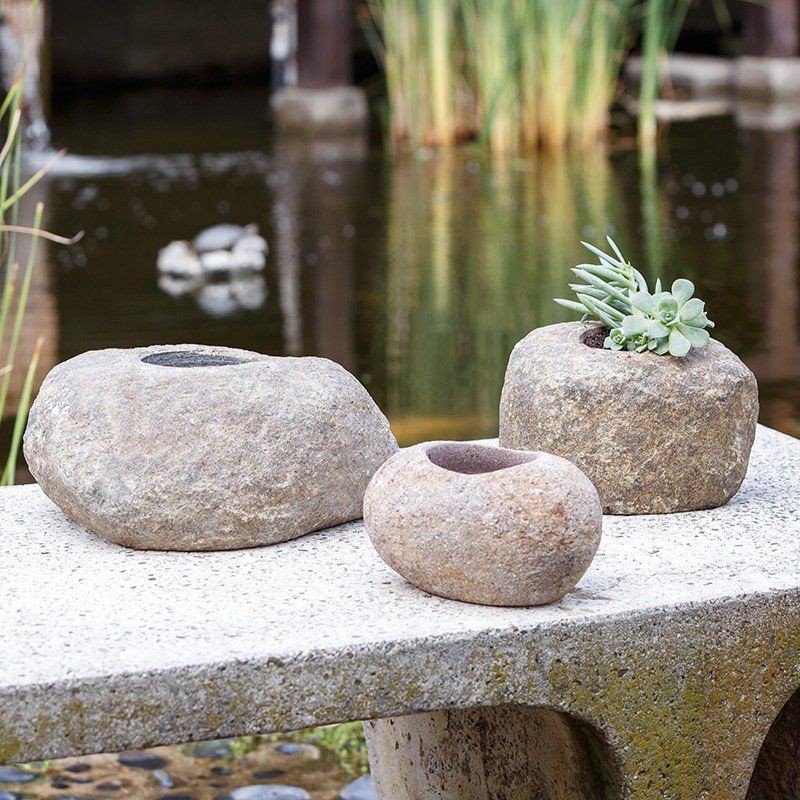 POT BUNGA POT KAKTUS SUKULEN BATU ALAM POT ALAMI POT BATU SUNGAI MINI POT BATU KALI POT MARMER