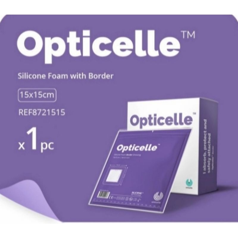 foam adhesive opticelle with border mirip allevyn adhesive