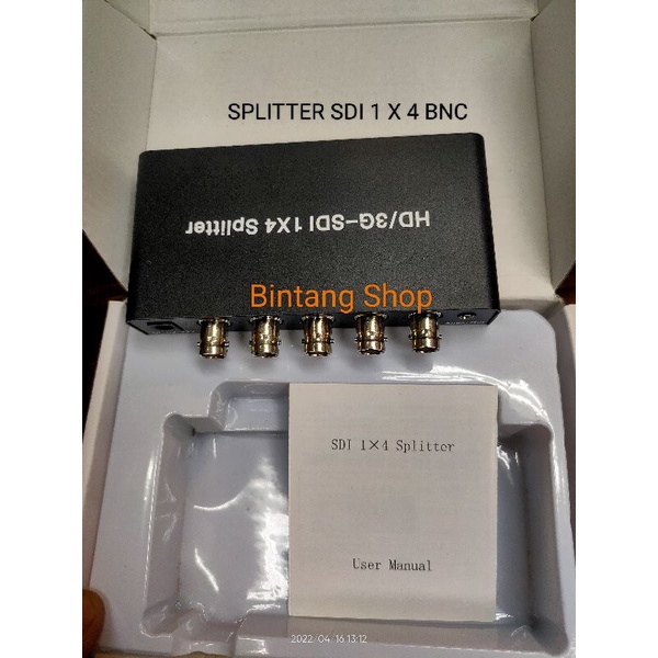 Splitter BNC SDI 1 X 4 SHD 4k