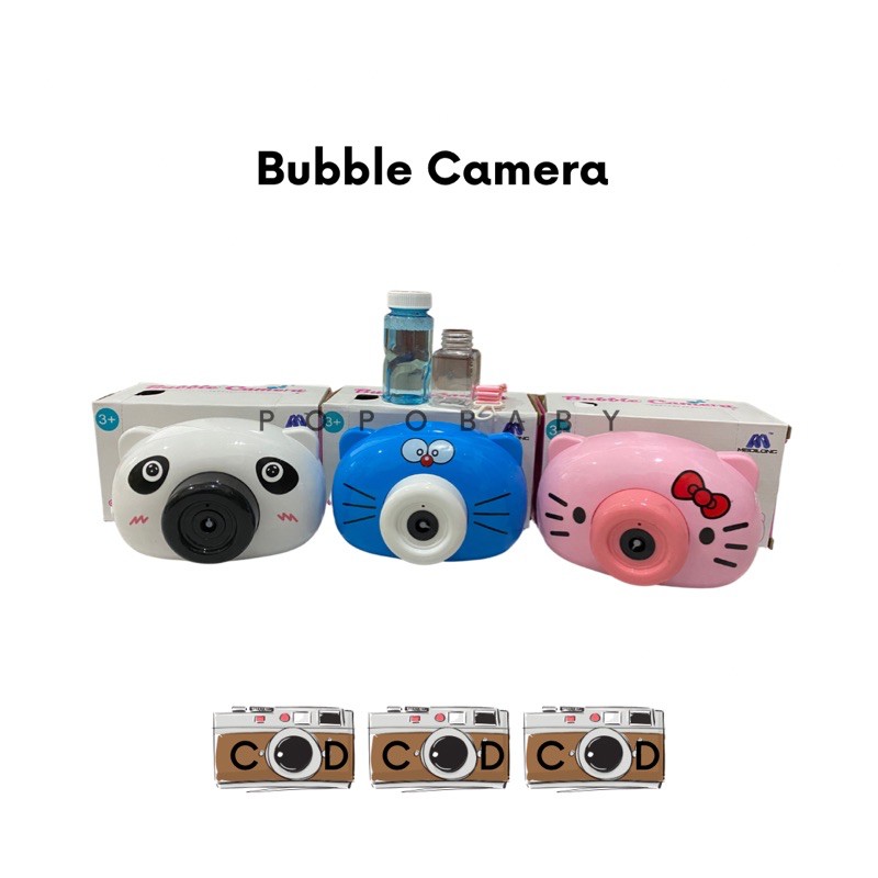 Mainan Anak Bubble Camera / Kamera Gelembung