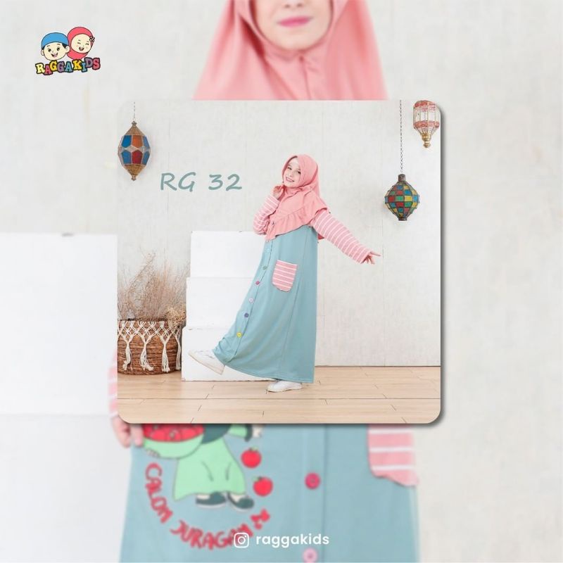 Baju muslim Raggakids Gamis Anak RG32 1-13 tahun RG61