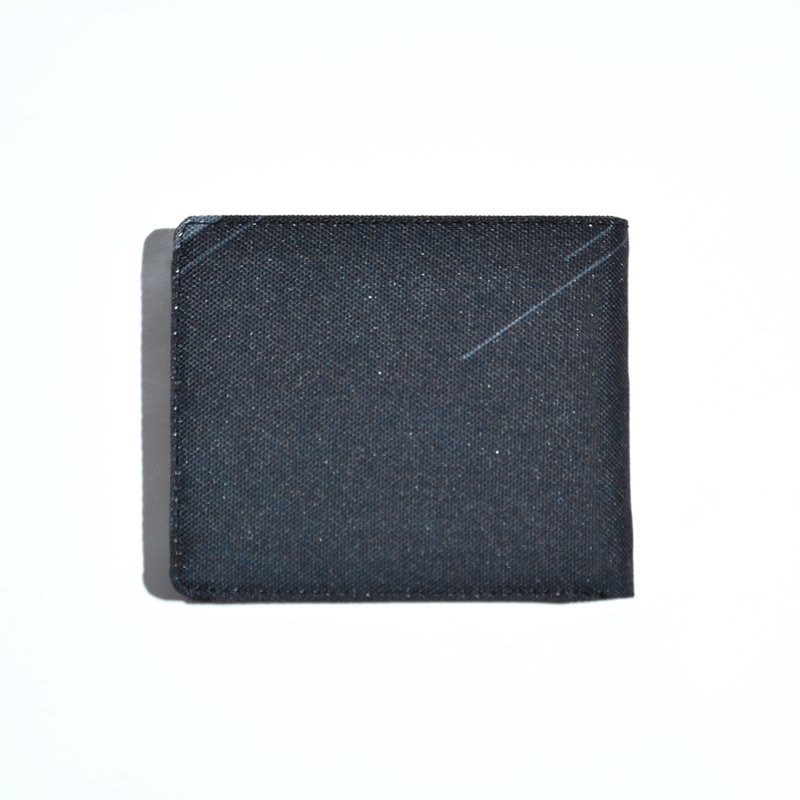 Luis Black Strip - Dompet pria lipat dompet kartu cowok cardholder koin 2 in 1 Dinamican Supply