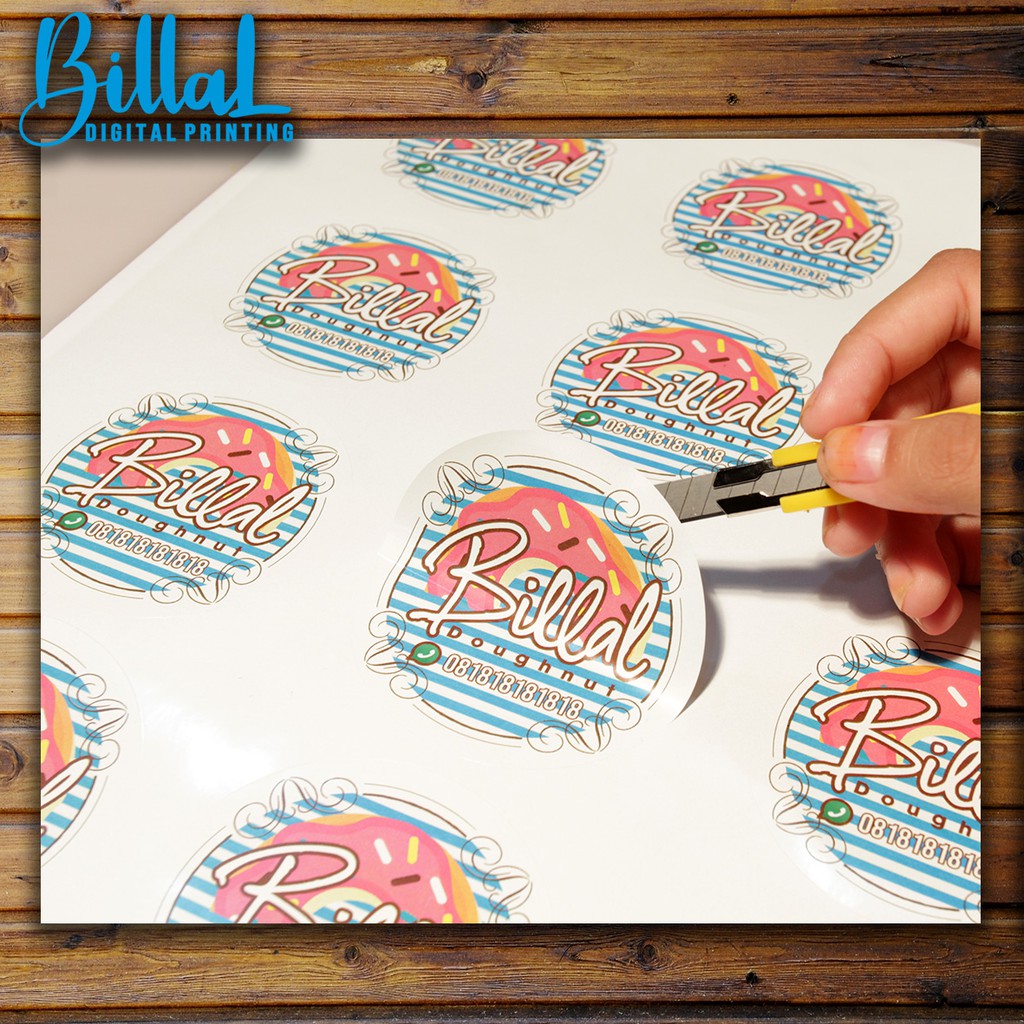 

Cetak Stiker Label and Cut Vinyl A3+