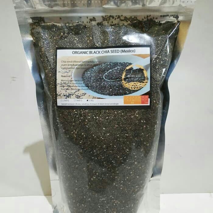 

organic black chia seed 500gram
