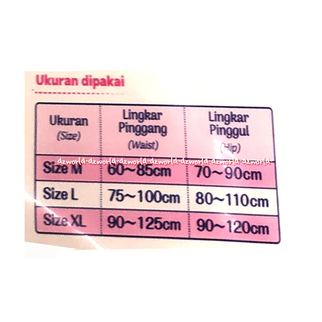 Charmnap Urine Dry Panties M L XL Pembalut Wanita Celana Dalam Saat Menstruasi Charm Nap Underpants