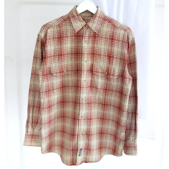 TIMBERLAND Original Kemeja Flannel Tartan Second Branded Preloved Bekas